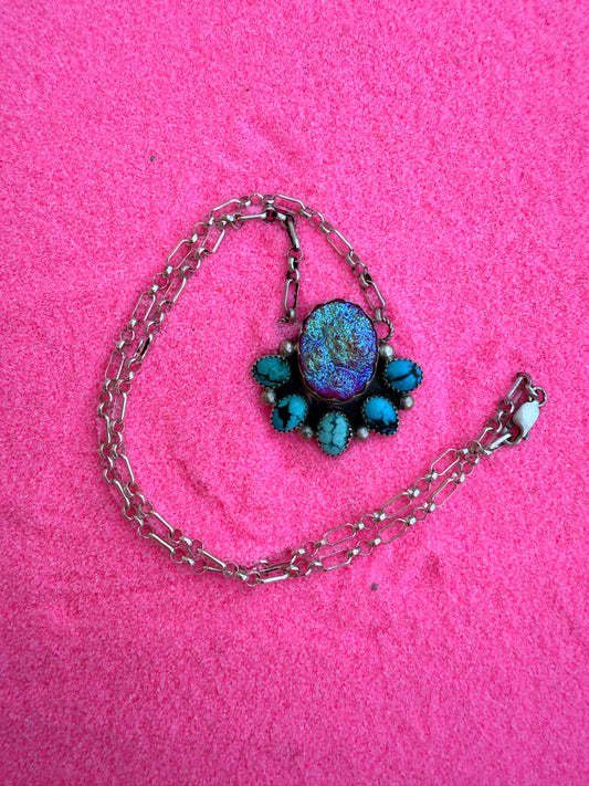 Druzy Cluster Necklace