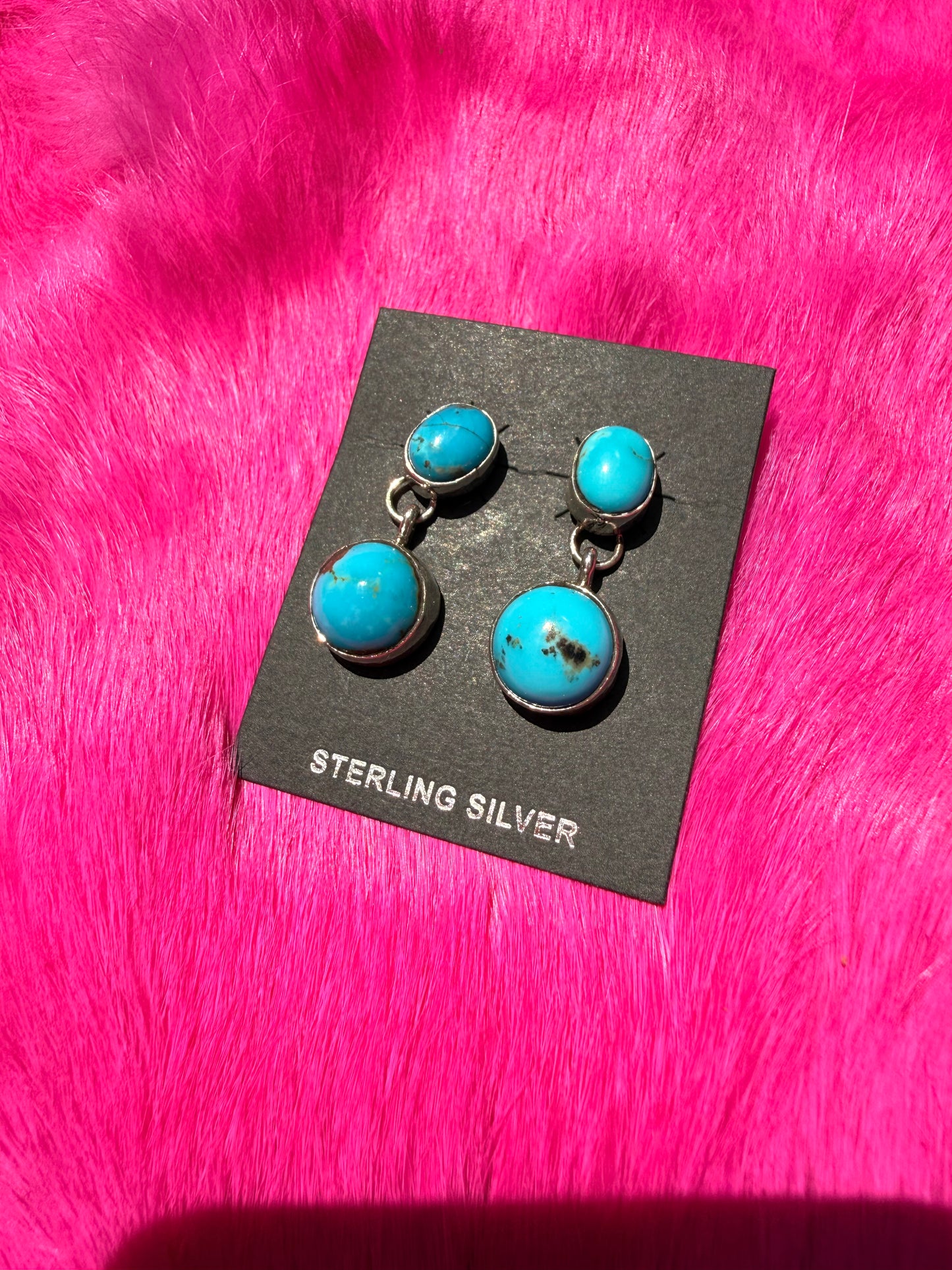 Two Tier Kingman Earrings