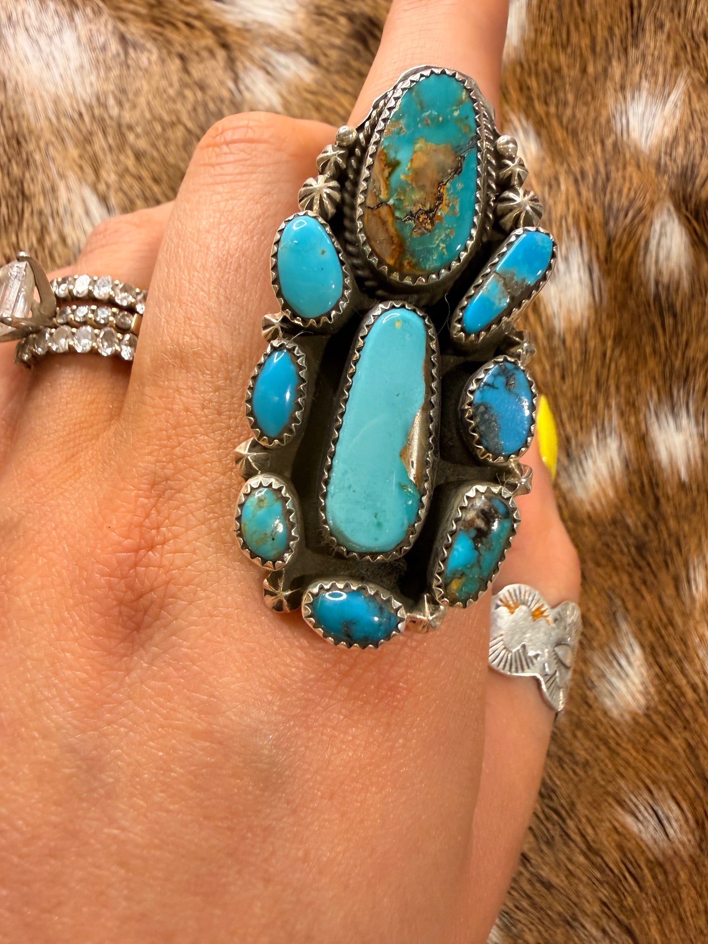 Roystone Cluster size 8 Ring