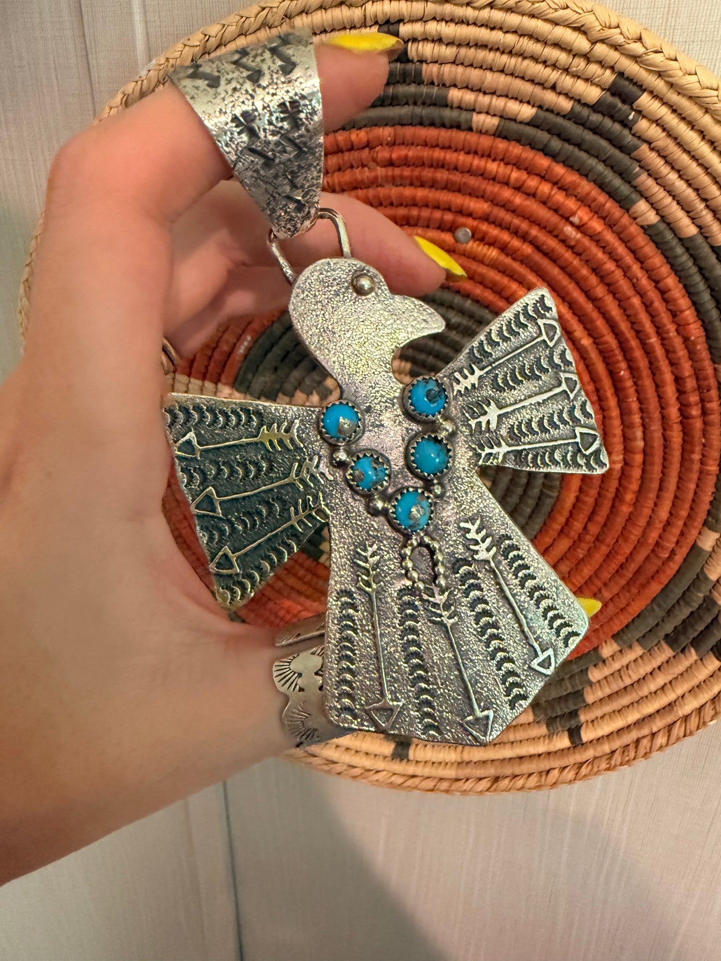 Thunderbird Tufa Cast Pendant