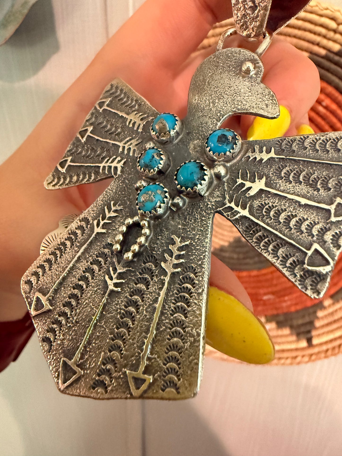 Thunderbird Tufa Cast Pendant