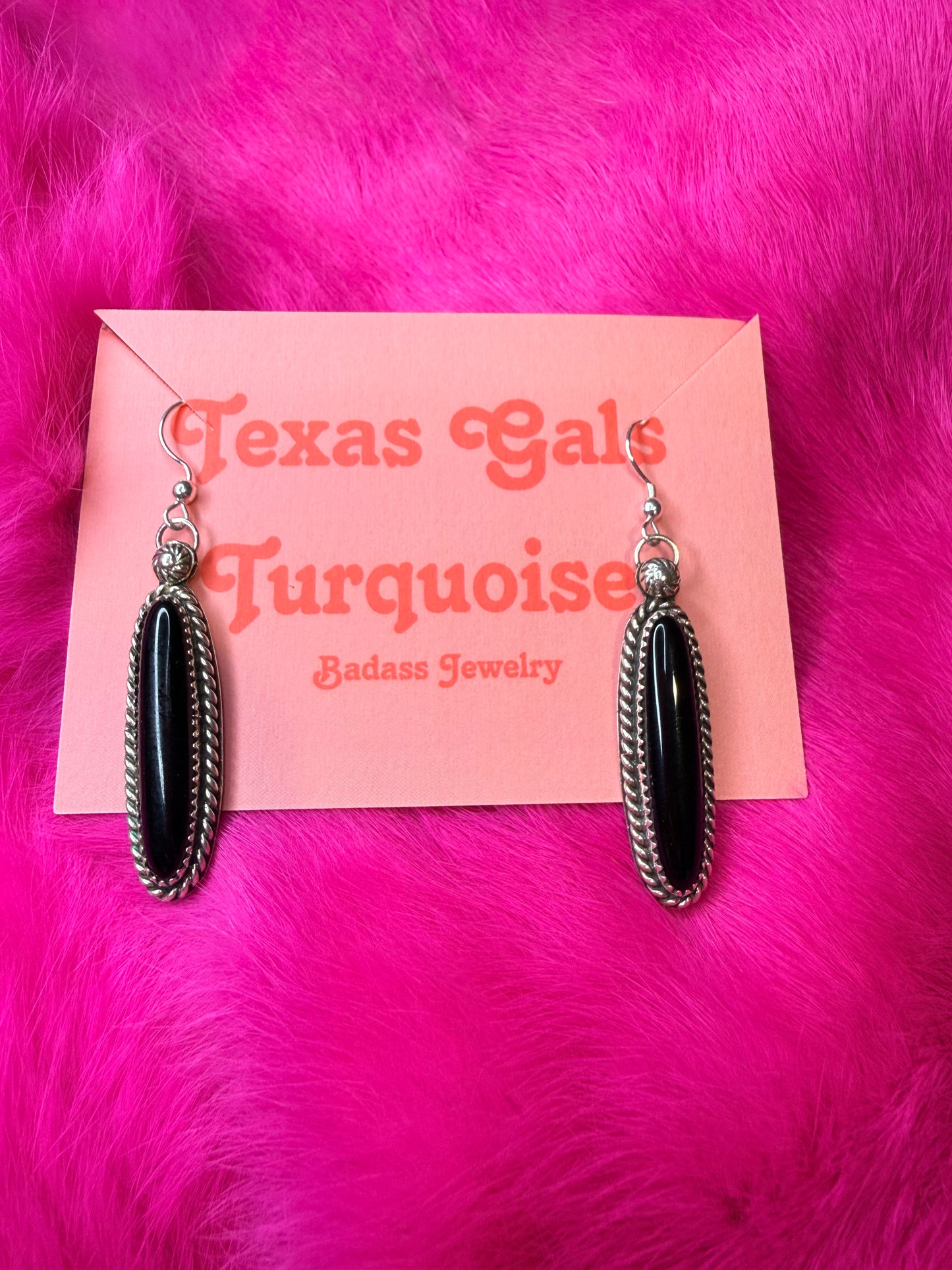Black Onyx Earrings